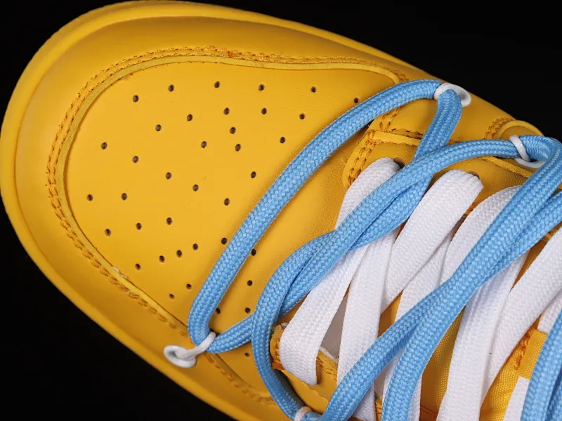 All categories Nk SB Dunk series Nk SB Dunk Low low-top sneakers Nk Dunk Low lemon yellow customized version of deconstructed strap casual sneakers DJ6188-100